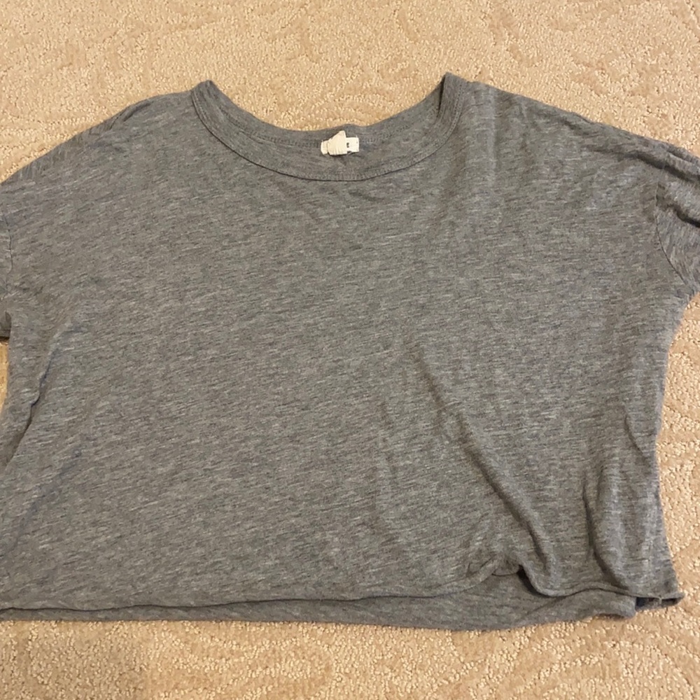 Garage cropped long sleeve